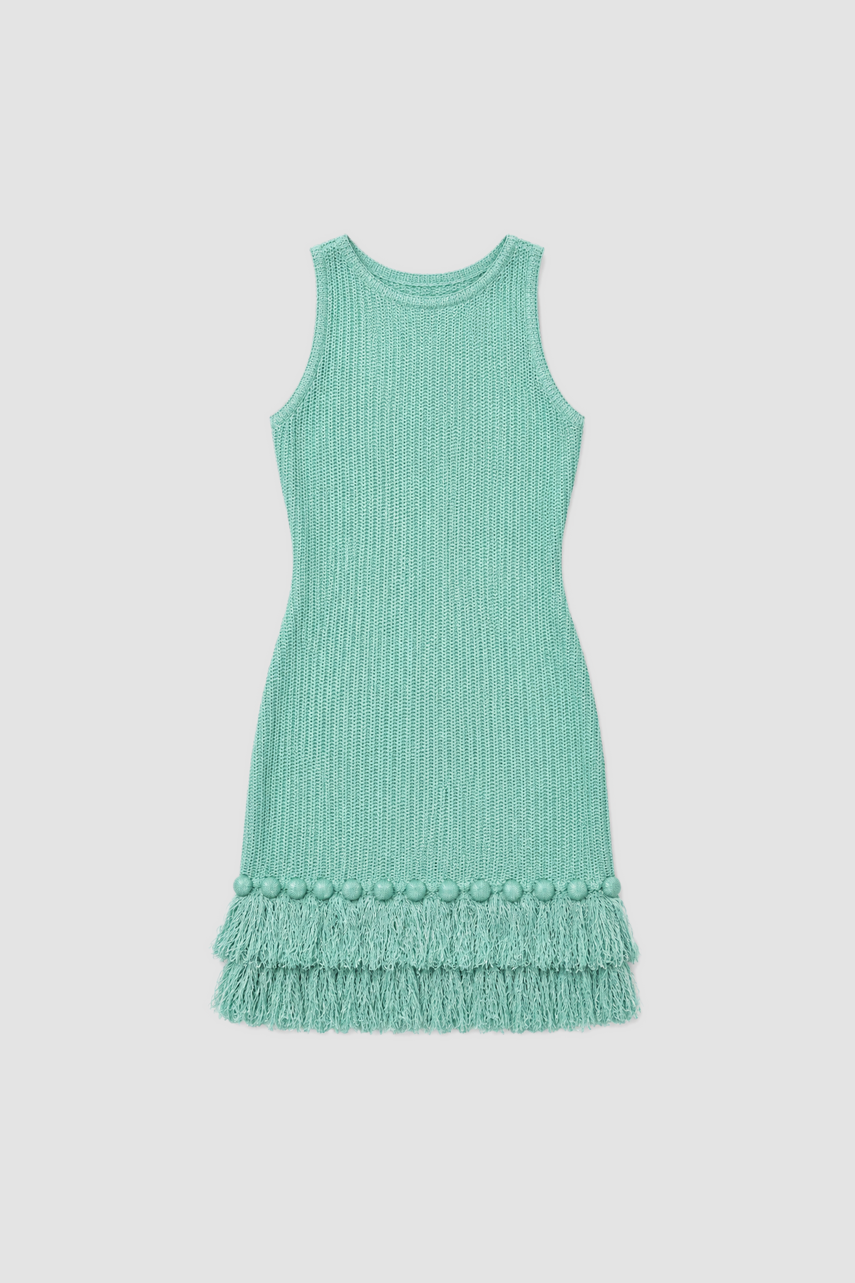 Casilda Sleeveless Mini Dress - Seafoam flatlay