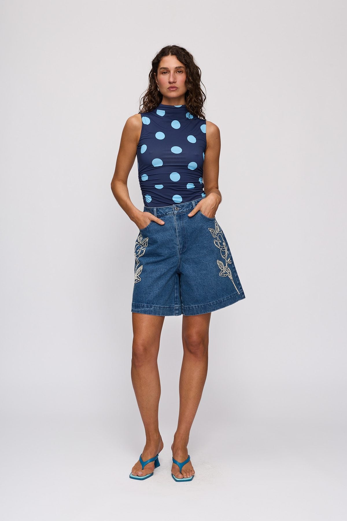 Paloma Tank in Storm Spot by The Wolf Gang – full-length view