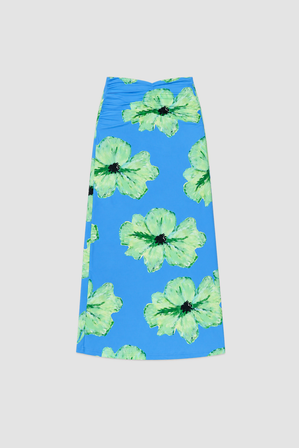 Veda Maxi Skirt - Cornflower flatlay