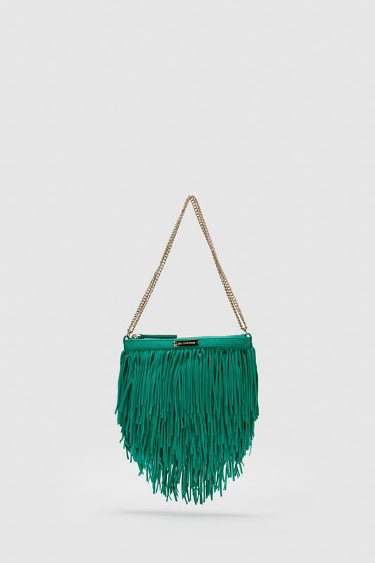 Ondara Fringe Bag - Emerald