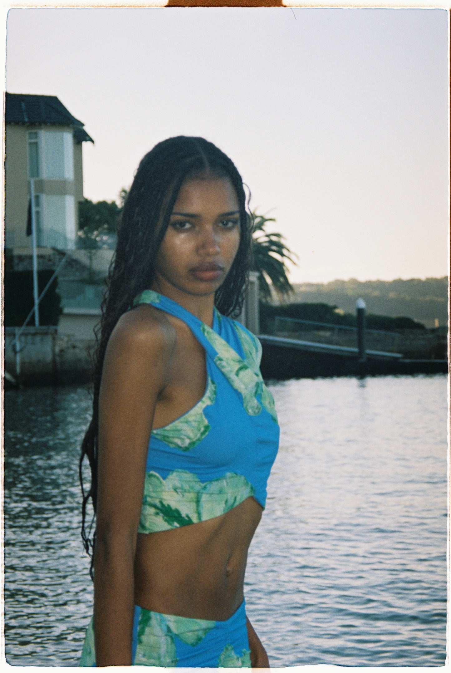 Veda Top - Cornflower