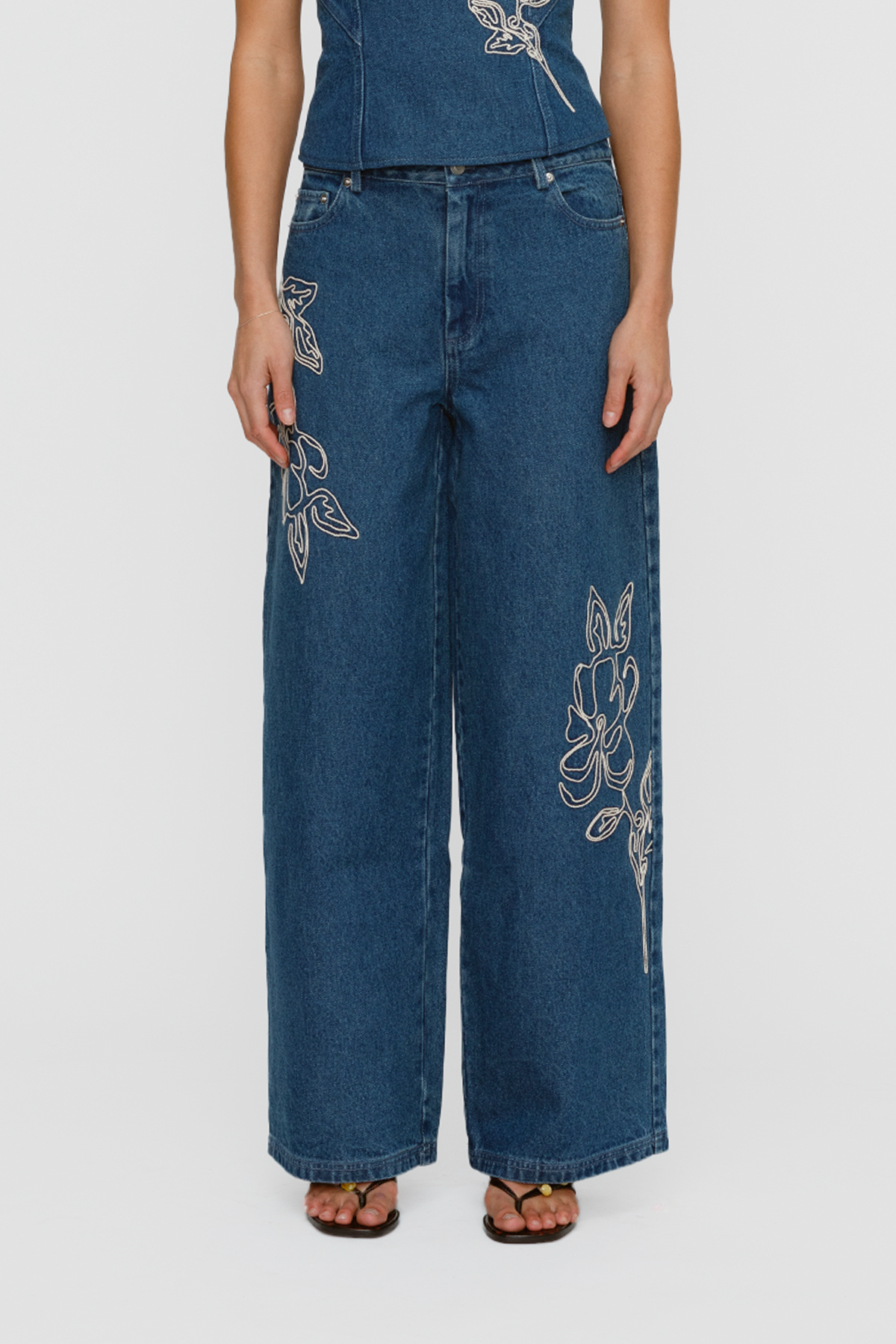 Wynn Denim Jean - Bluestone