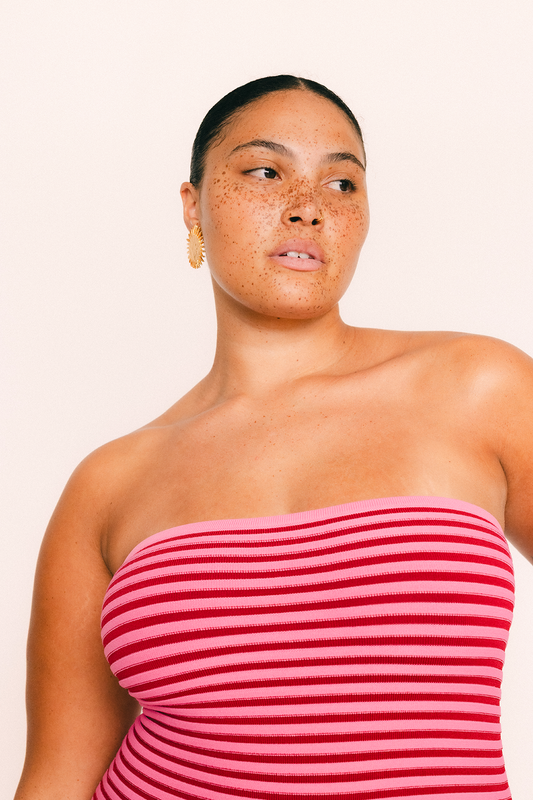 Sunmor Knit Maxi Dress - Candy