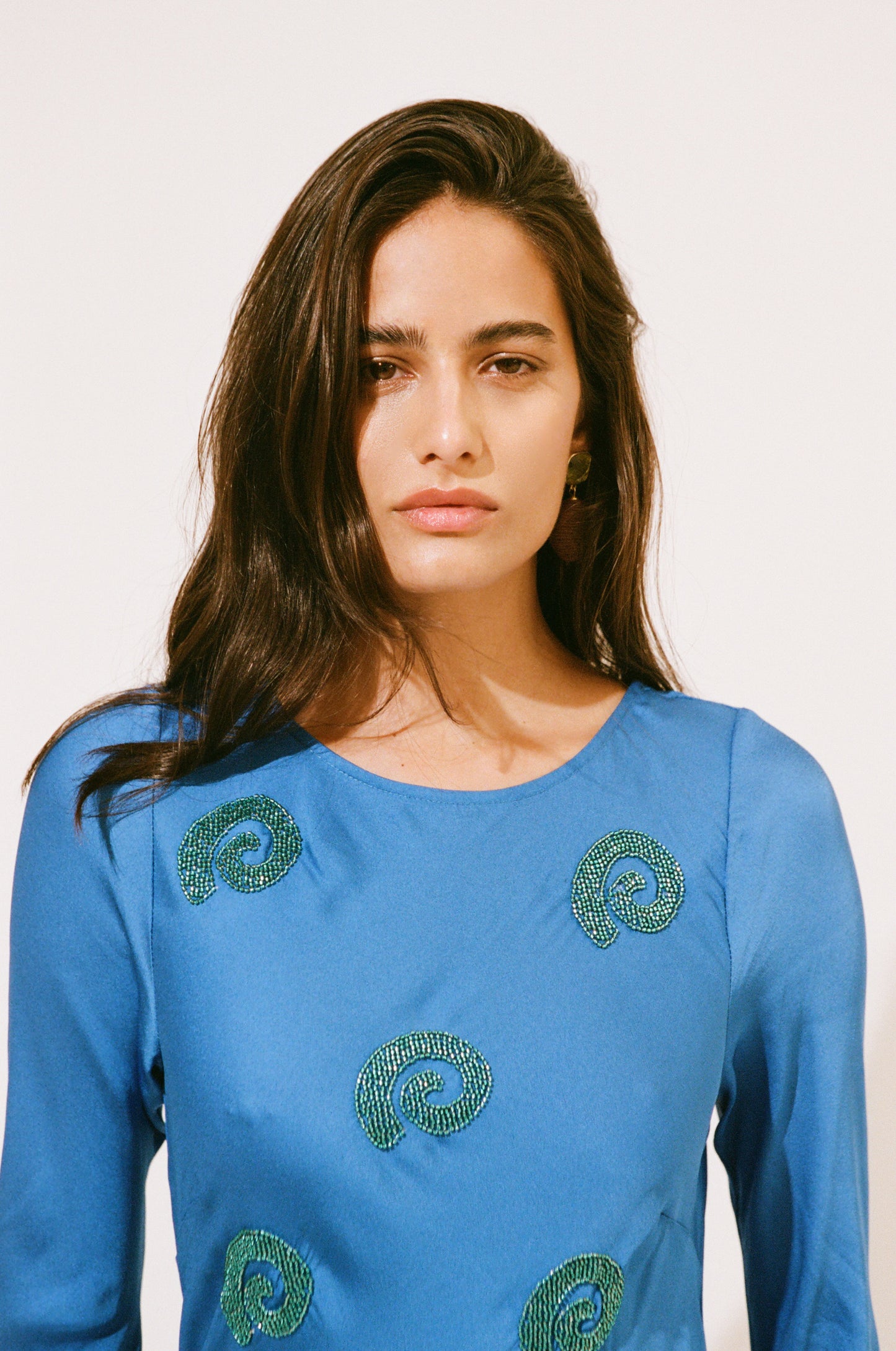 Zephora Maxi Dress - Topaz