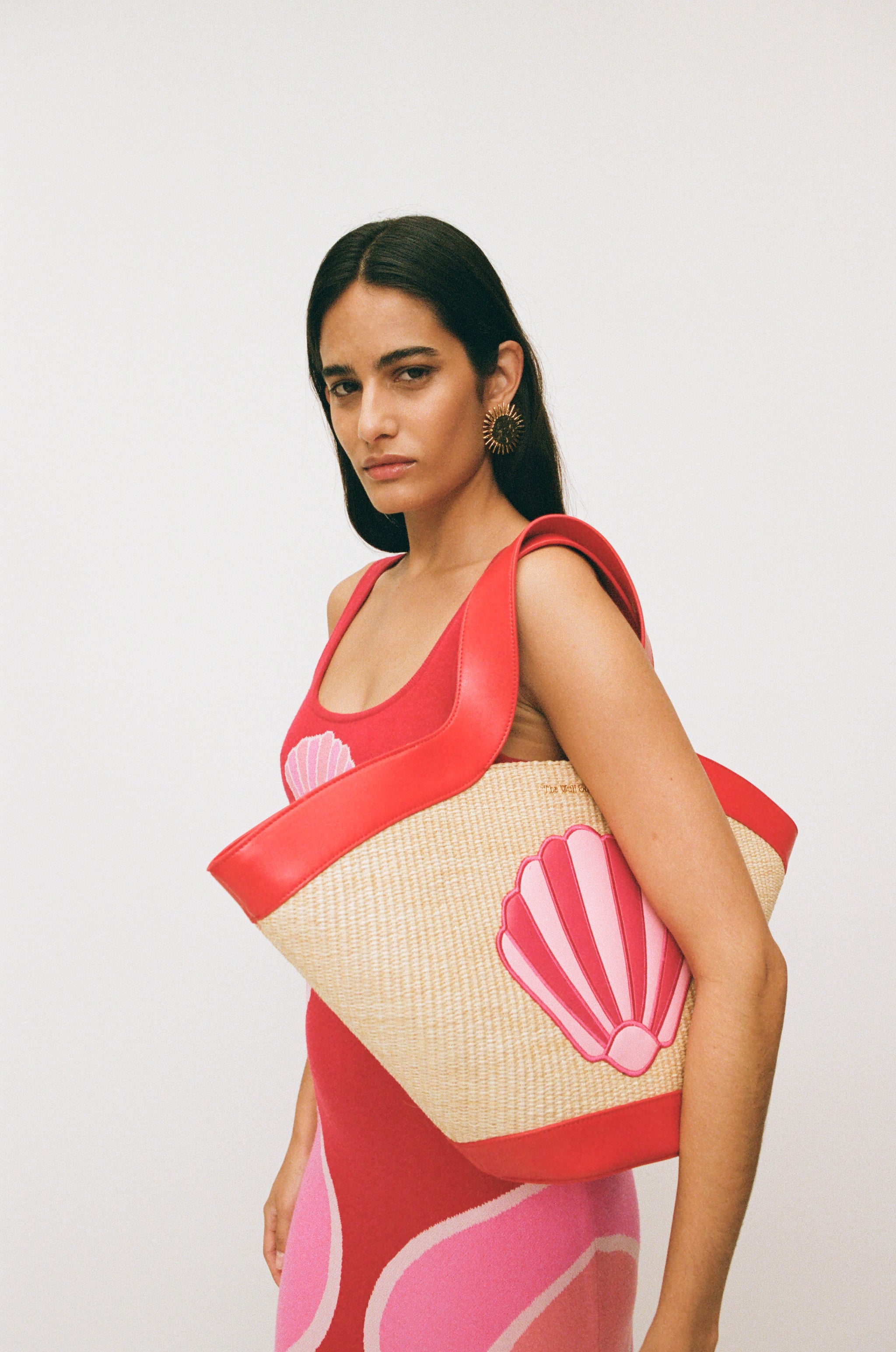 バッグ kiki Kiki Tote - Natural/Cherry – The Wolf Gang