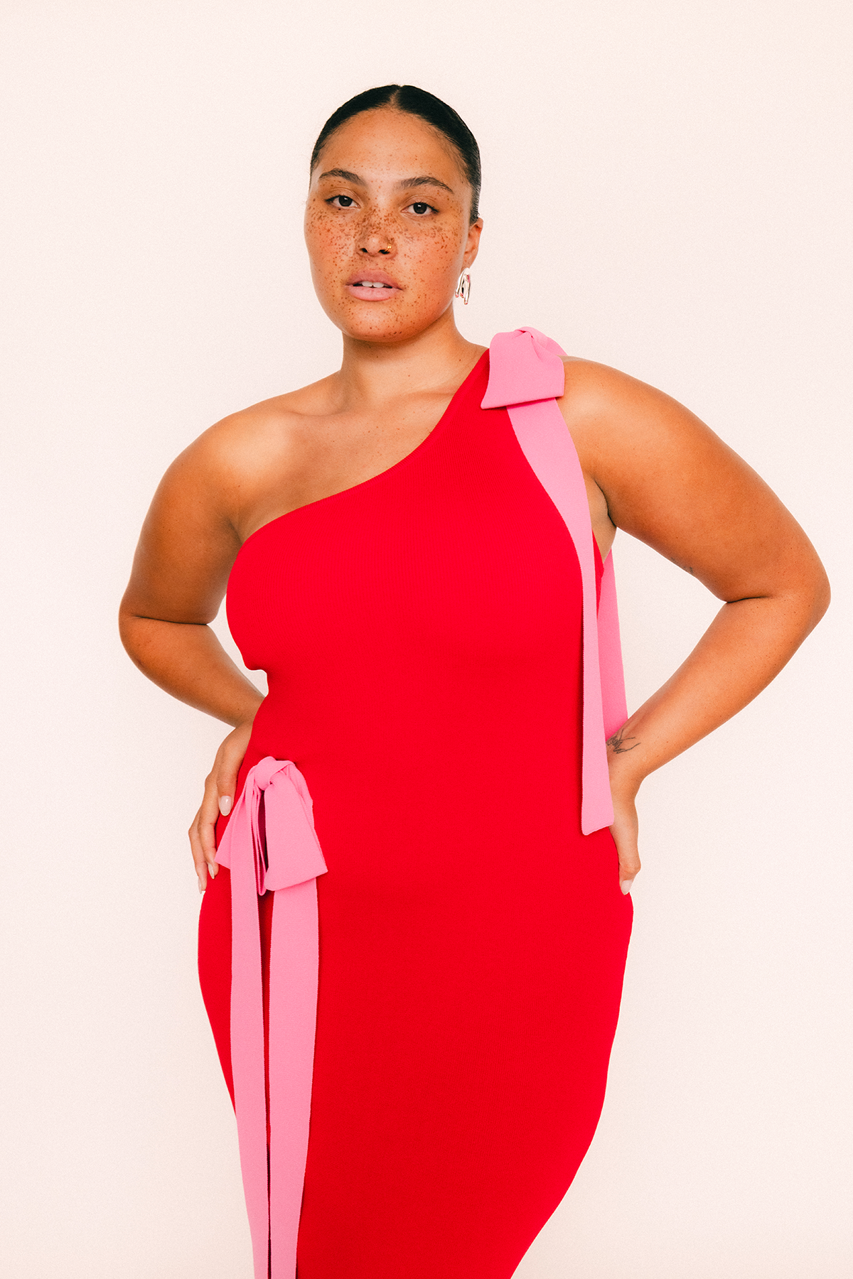 Tacha Maxi Dress - Cherry