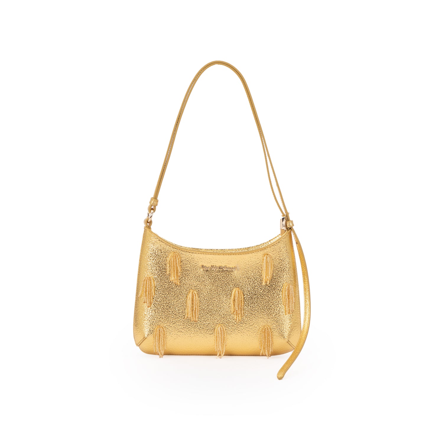 Miladia Shoulder Bag - Gold Metallic