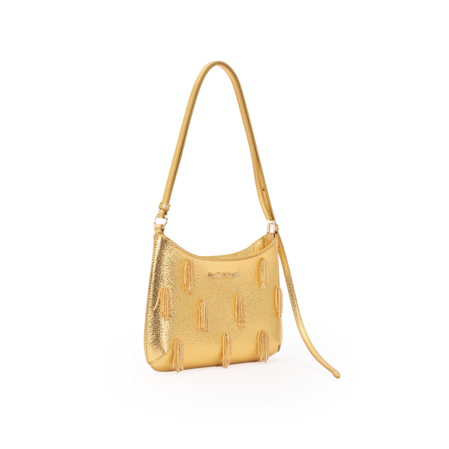 Miladia Shoulder Bag - Gold Metallic