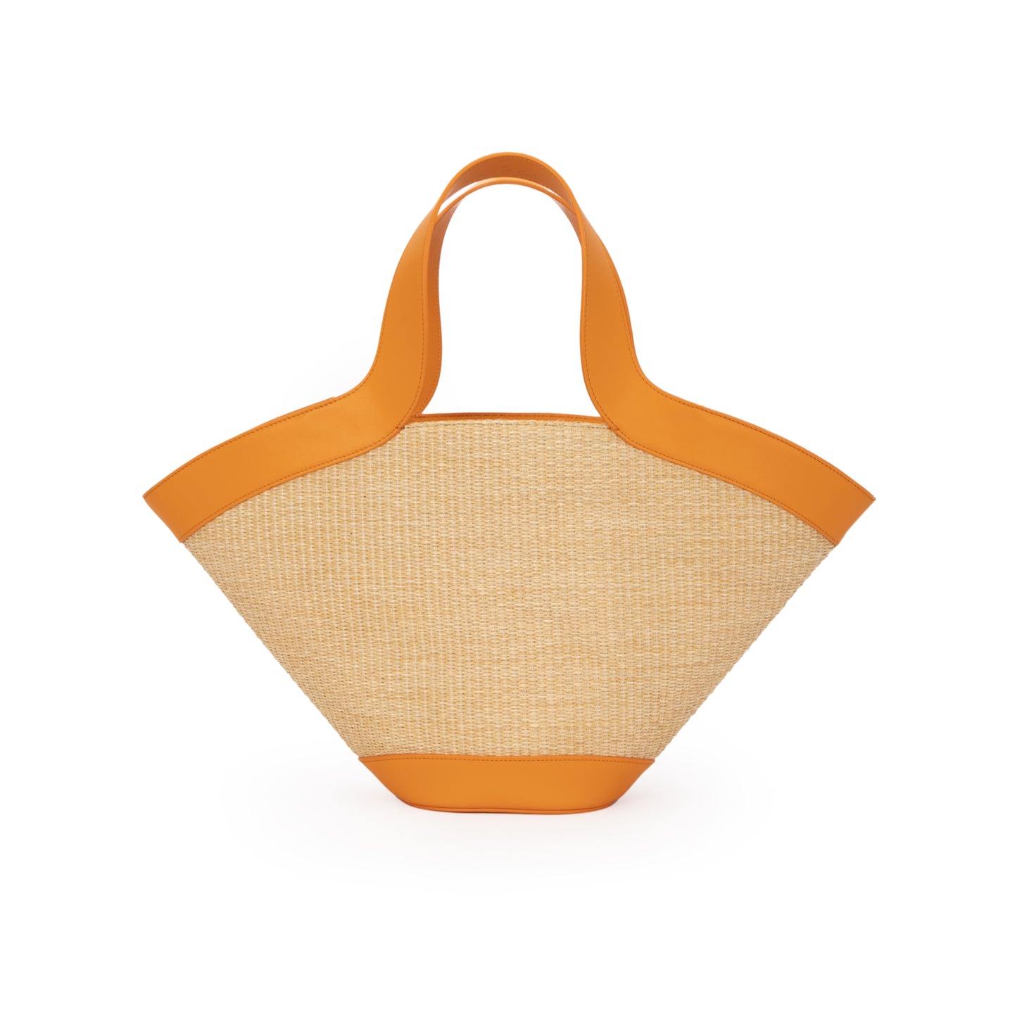 Kiki Tote - Natural/Tangerine