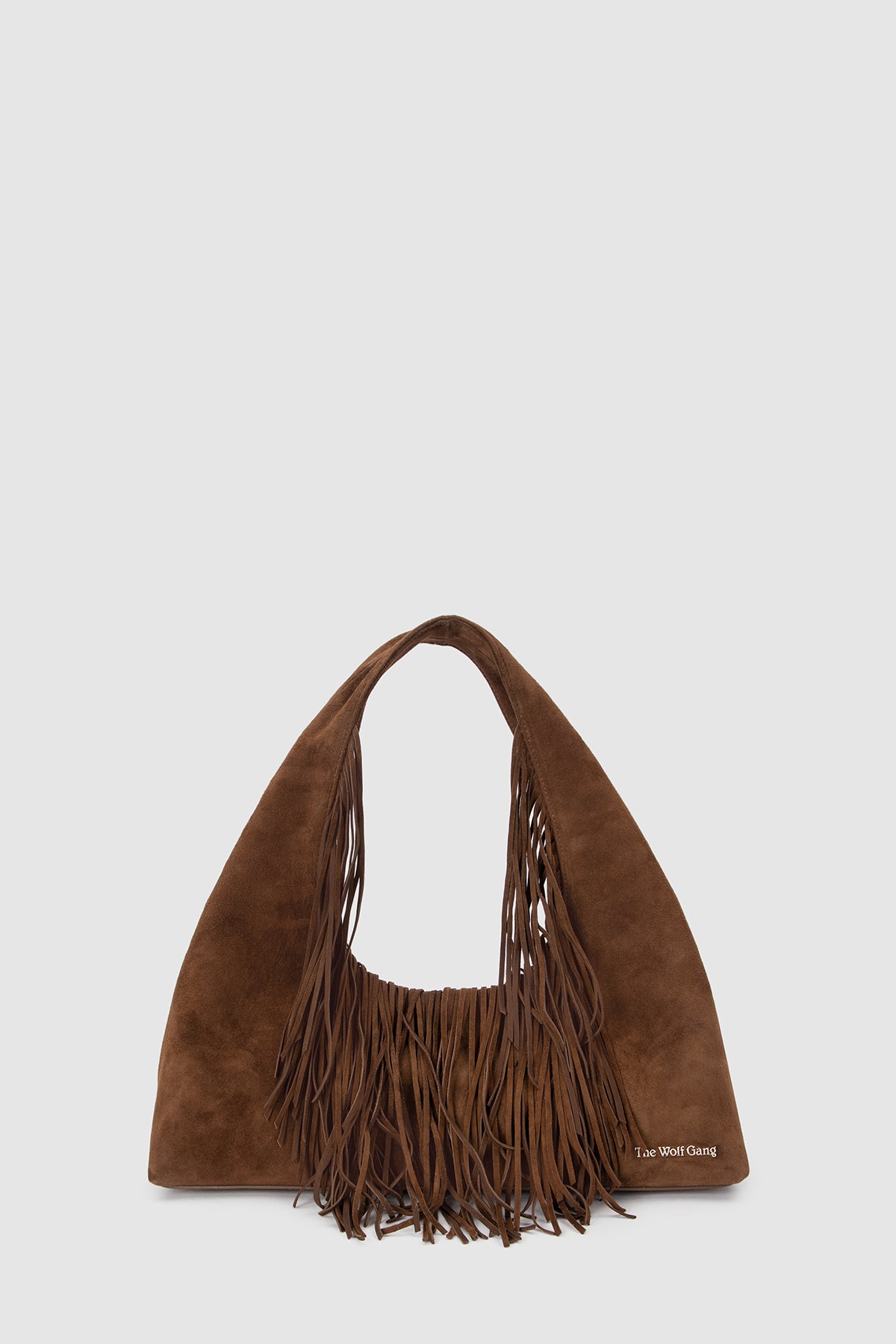 Novia Fringe Handbag - Chocolate