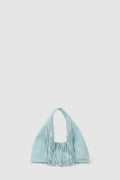 Novia Fringe Handbag - Sky
