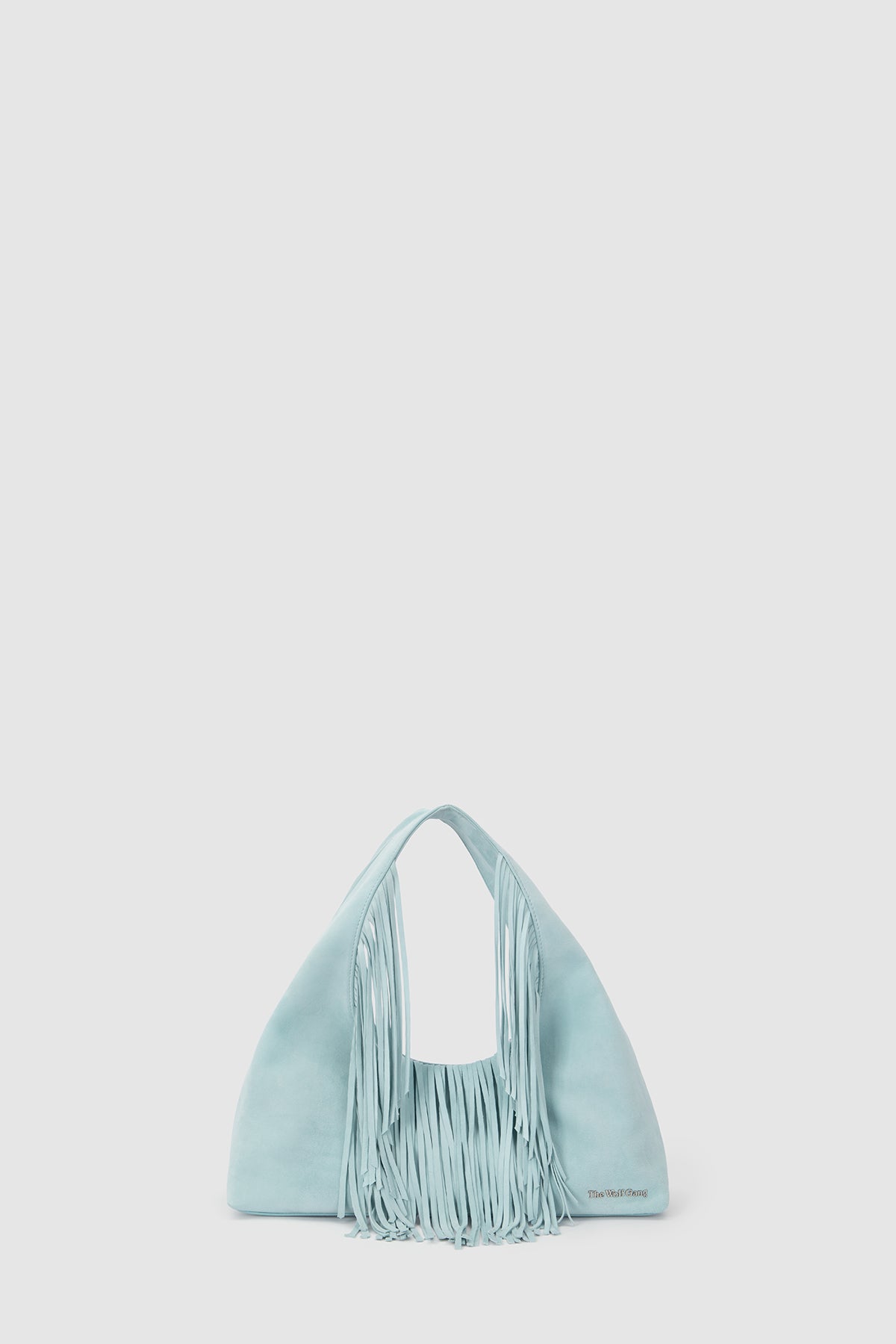 Novia Fringe Handbag - Sky