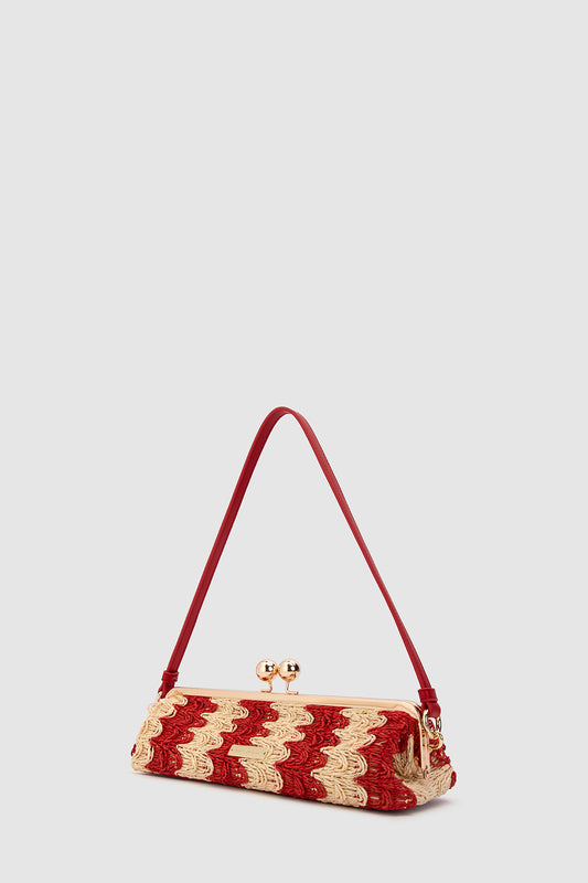 Kai Shoulder Bag - Rojo Stripe