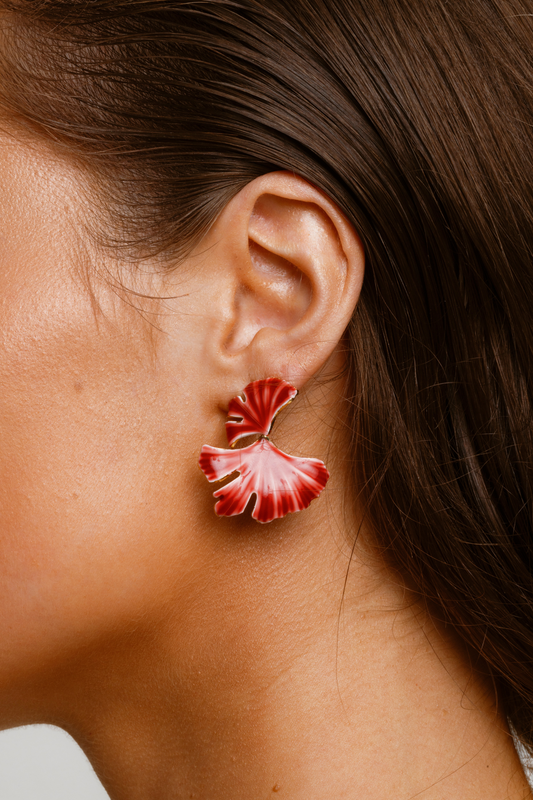 Bettina Earring - Rojo