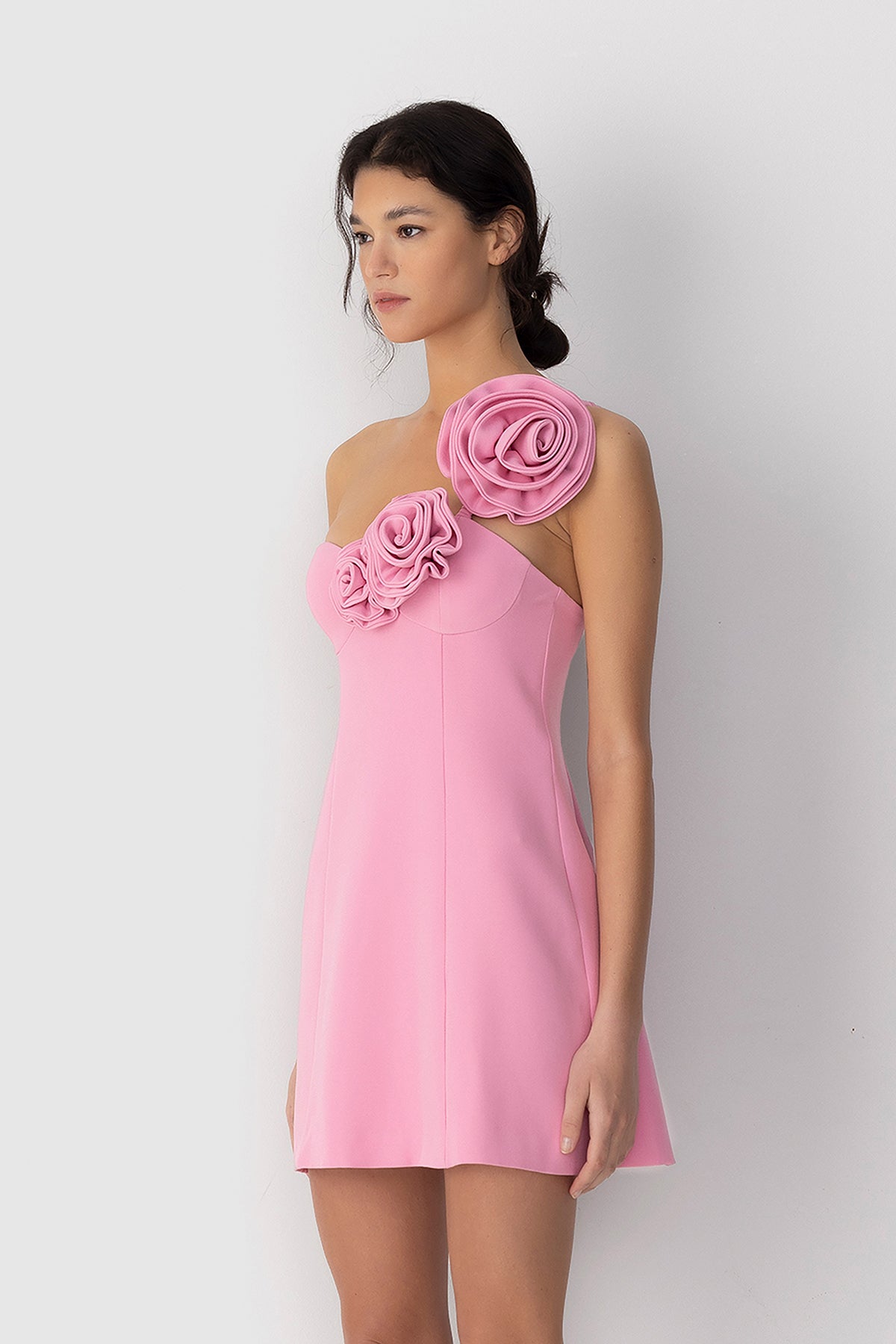 Flores Rose Mini Dress - Candy