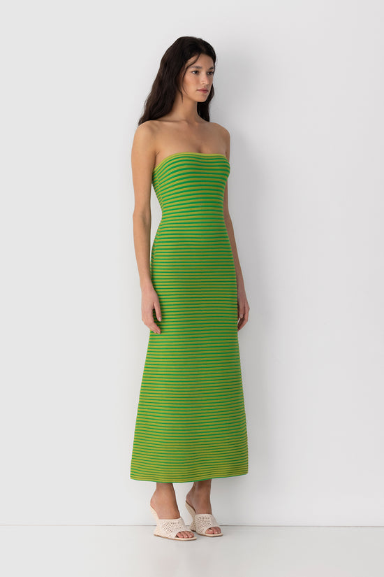 Sunmor Knit Maxi Dress - Lime – The Wolf Gang