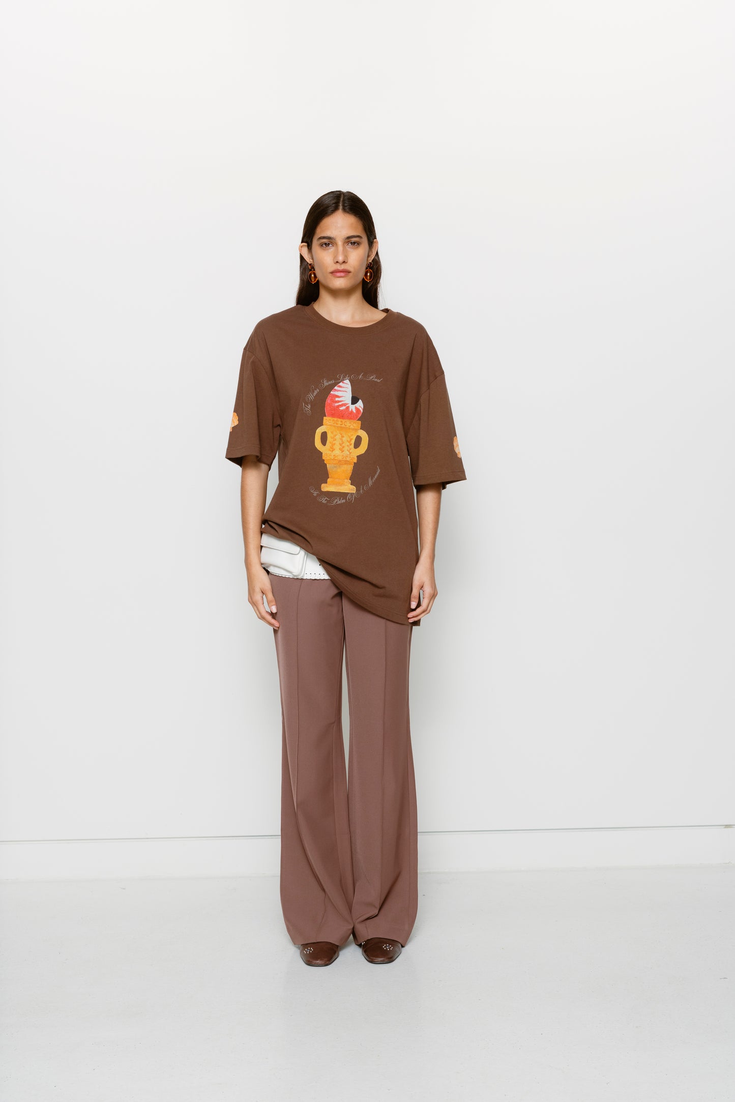 Relaxed Camiseta T-shirt - Chocolate