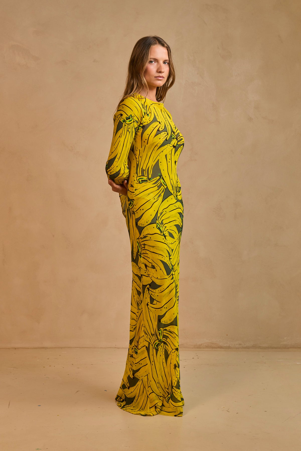 Lottie Maxi Dress - Banana