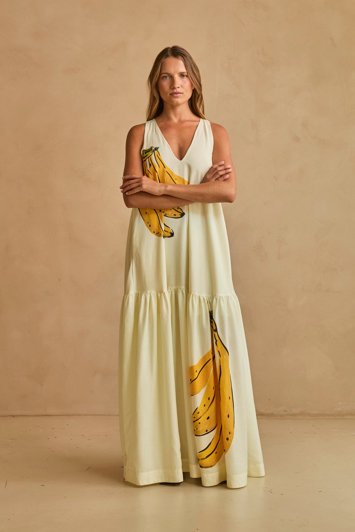 Tippia Maxi Dress - Banana