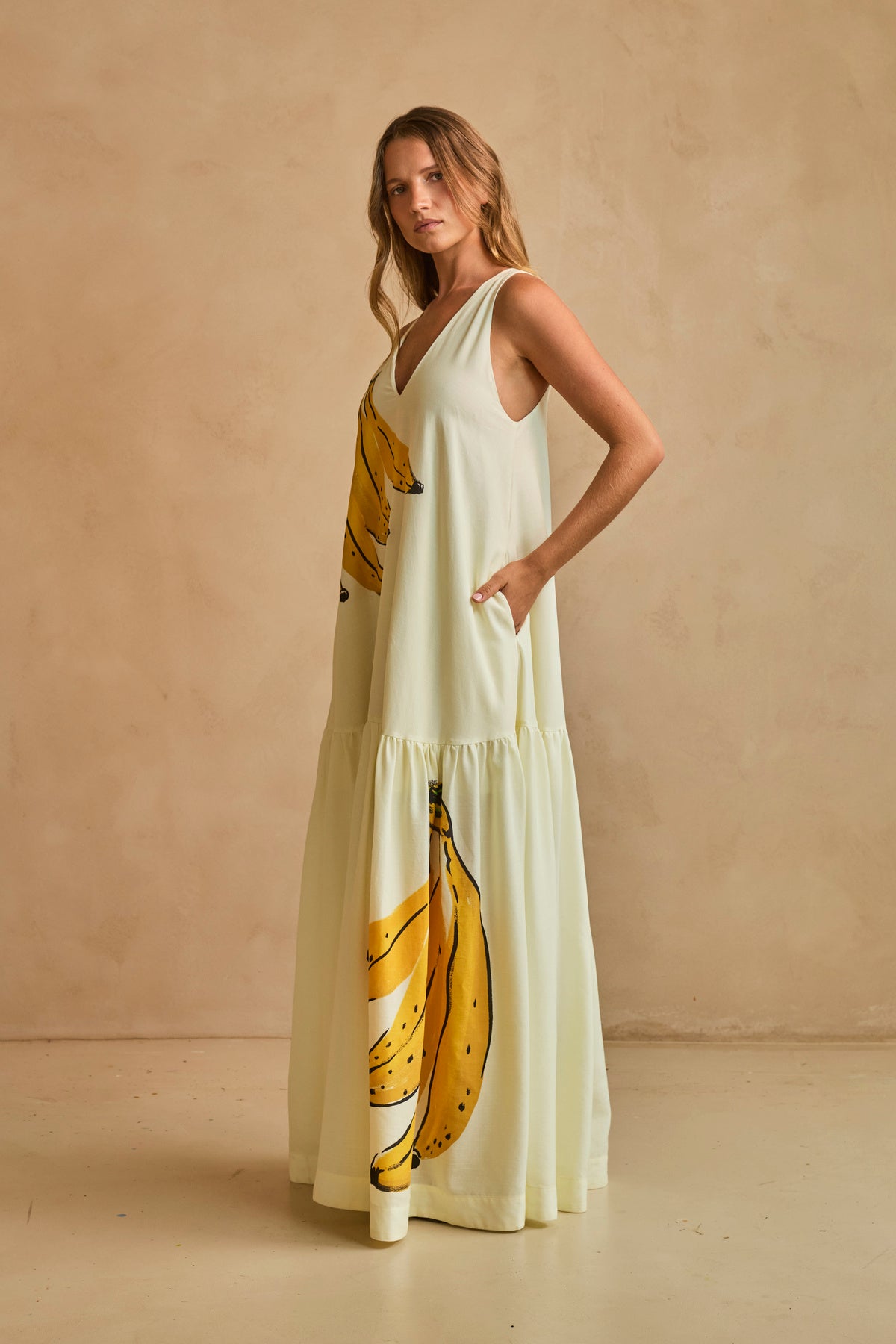 Tippia Maxi Dress - Banana