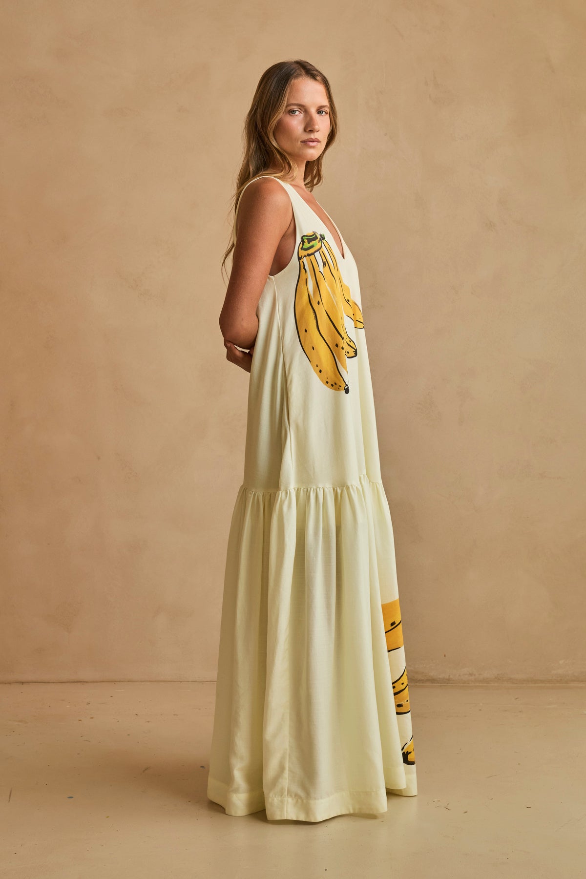 Tippia Maxi Dress - Banana