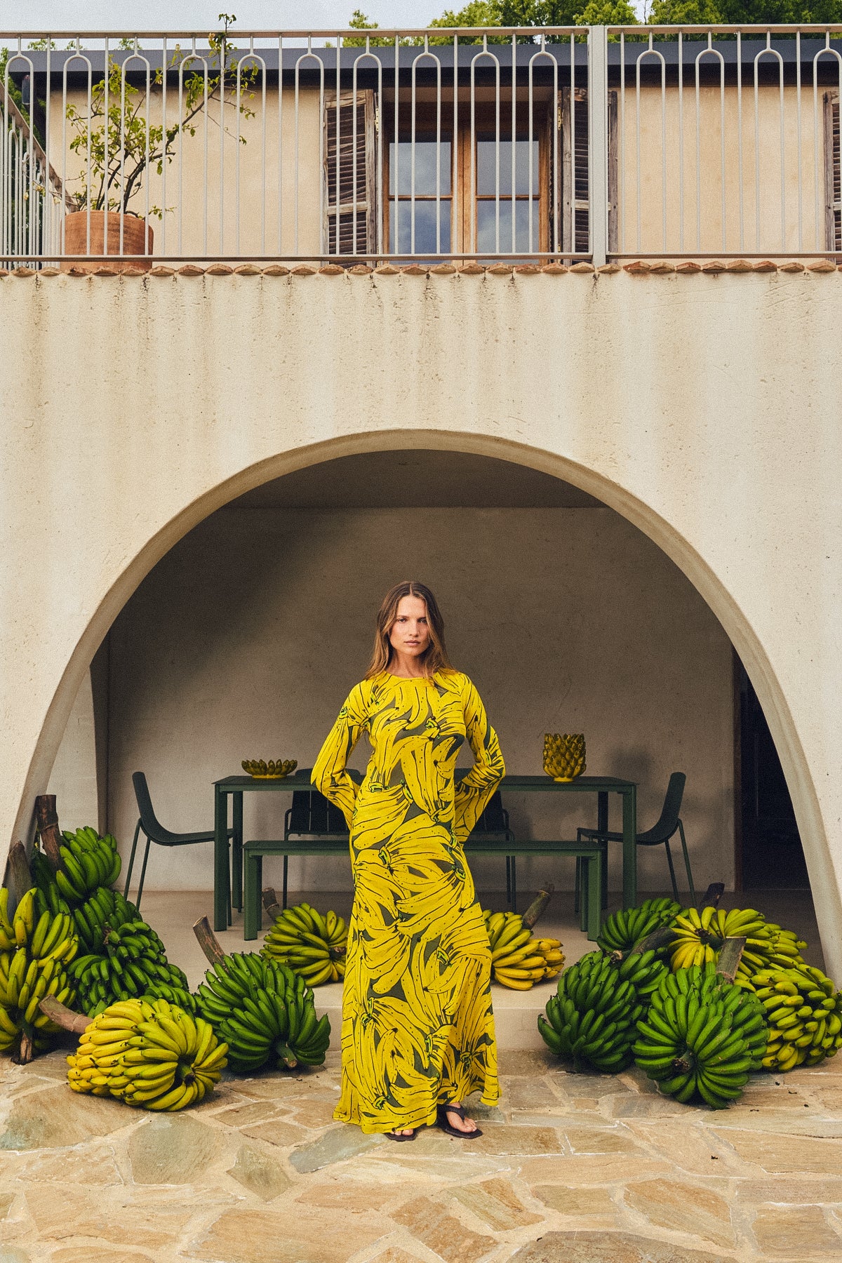 Lottie Maxi Dress - Banana