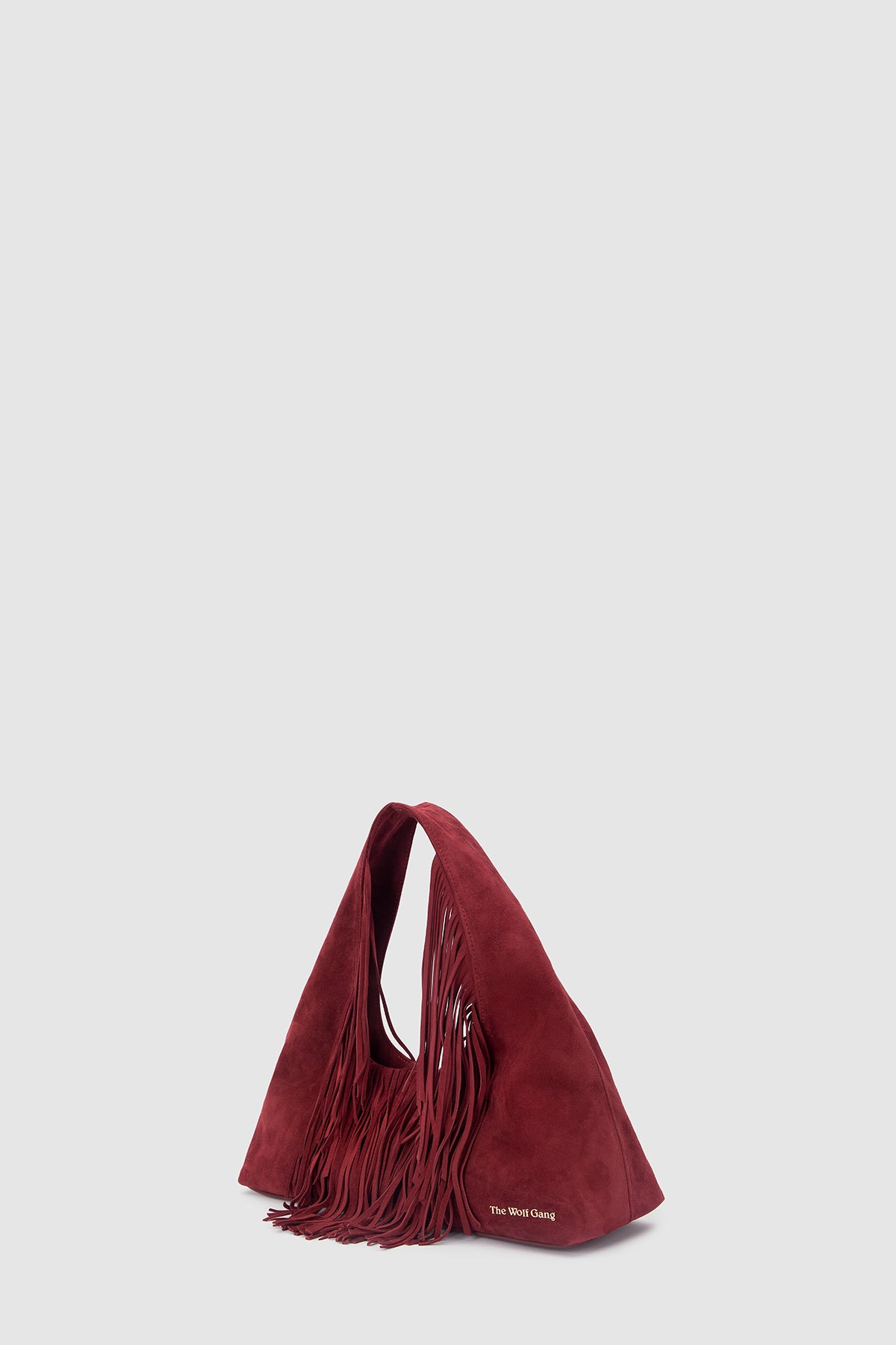Novia Fringe Handbag - Berry