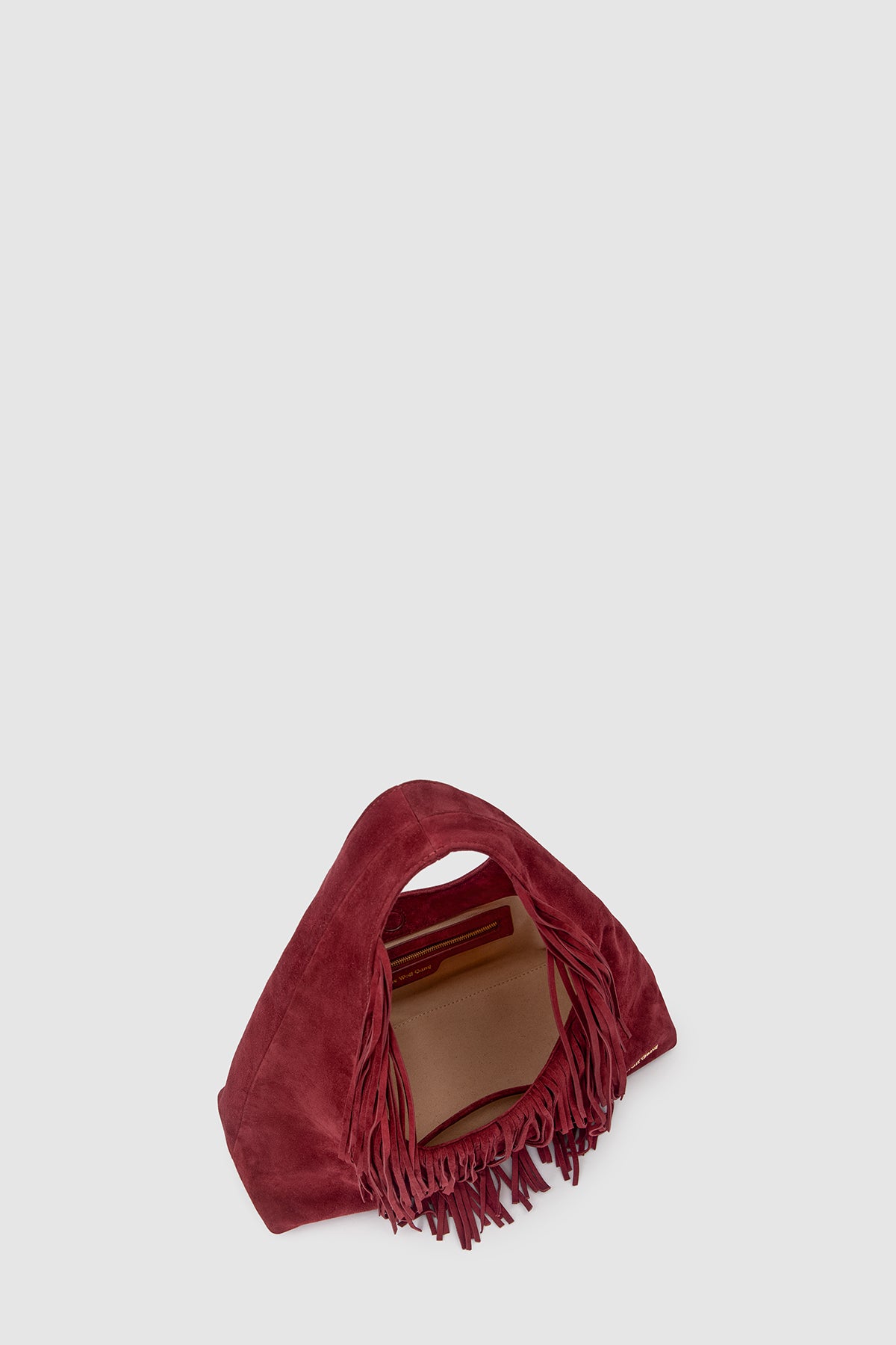 Novia Fringe Handbag - Berry