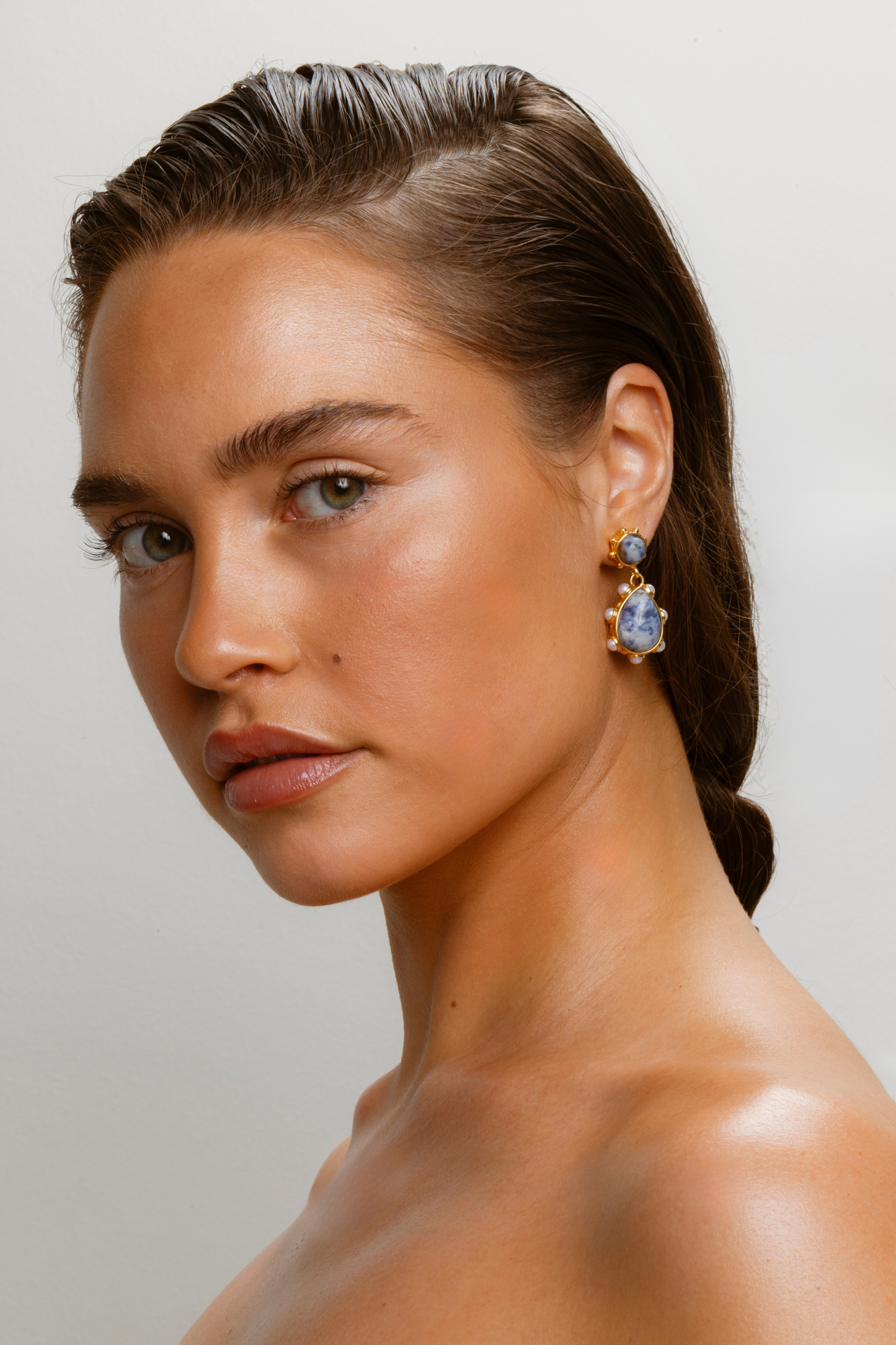 Perla Earring - Sky