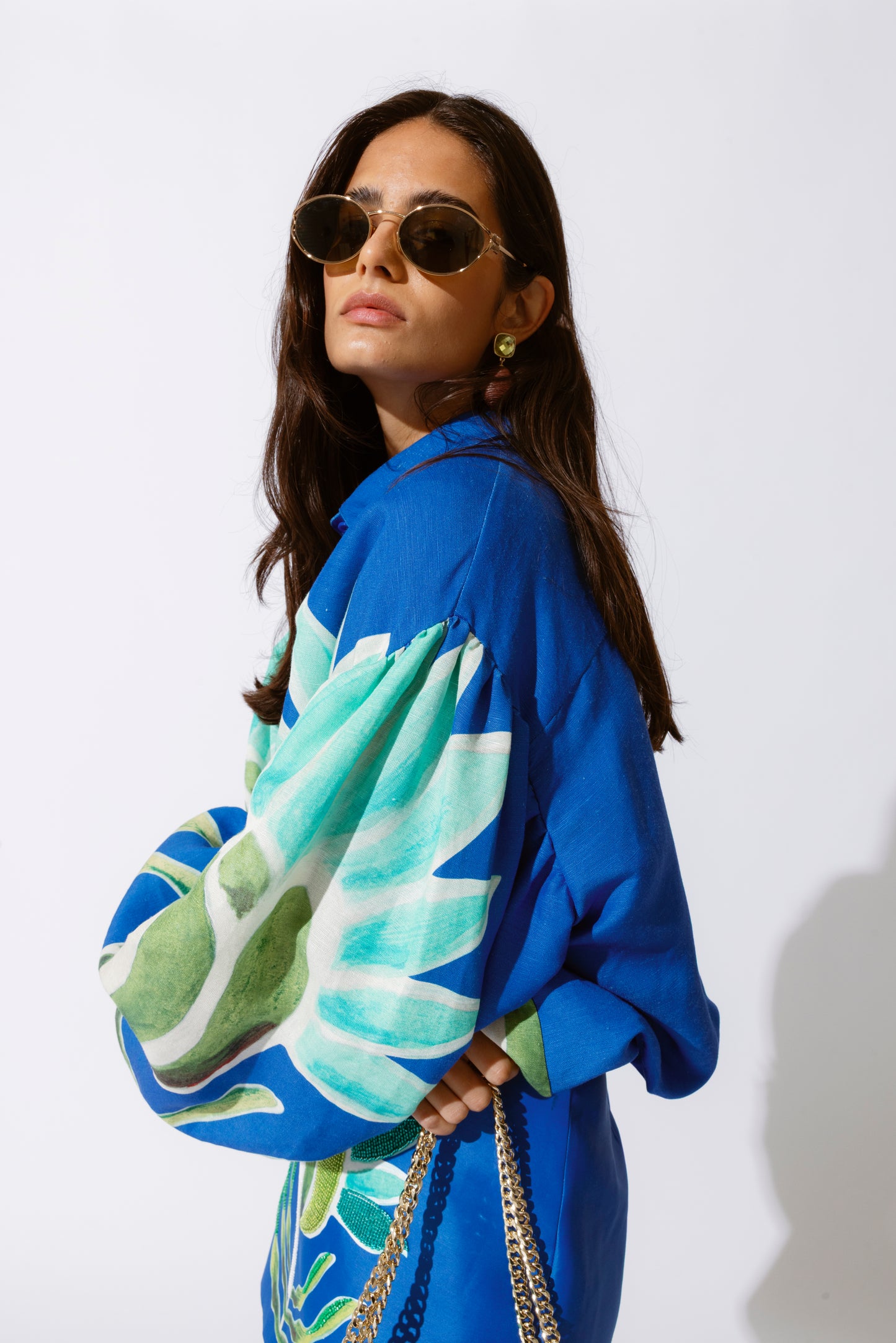 Concha Bubble Shirt - Fern