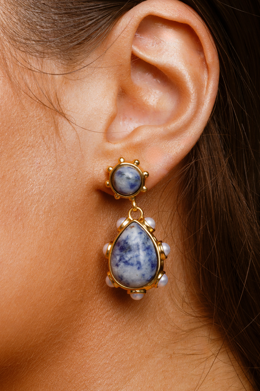 Perla Earring - Sky