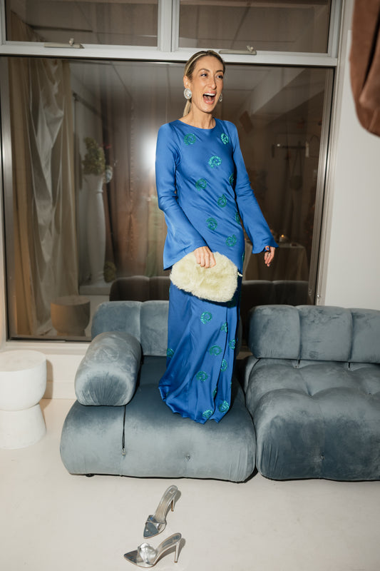 Zephora Maxi Dress - Topaz