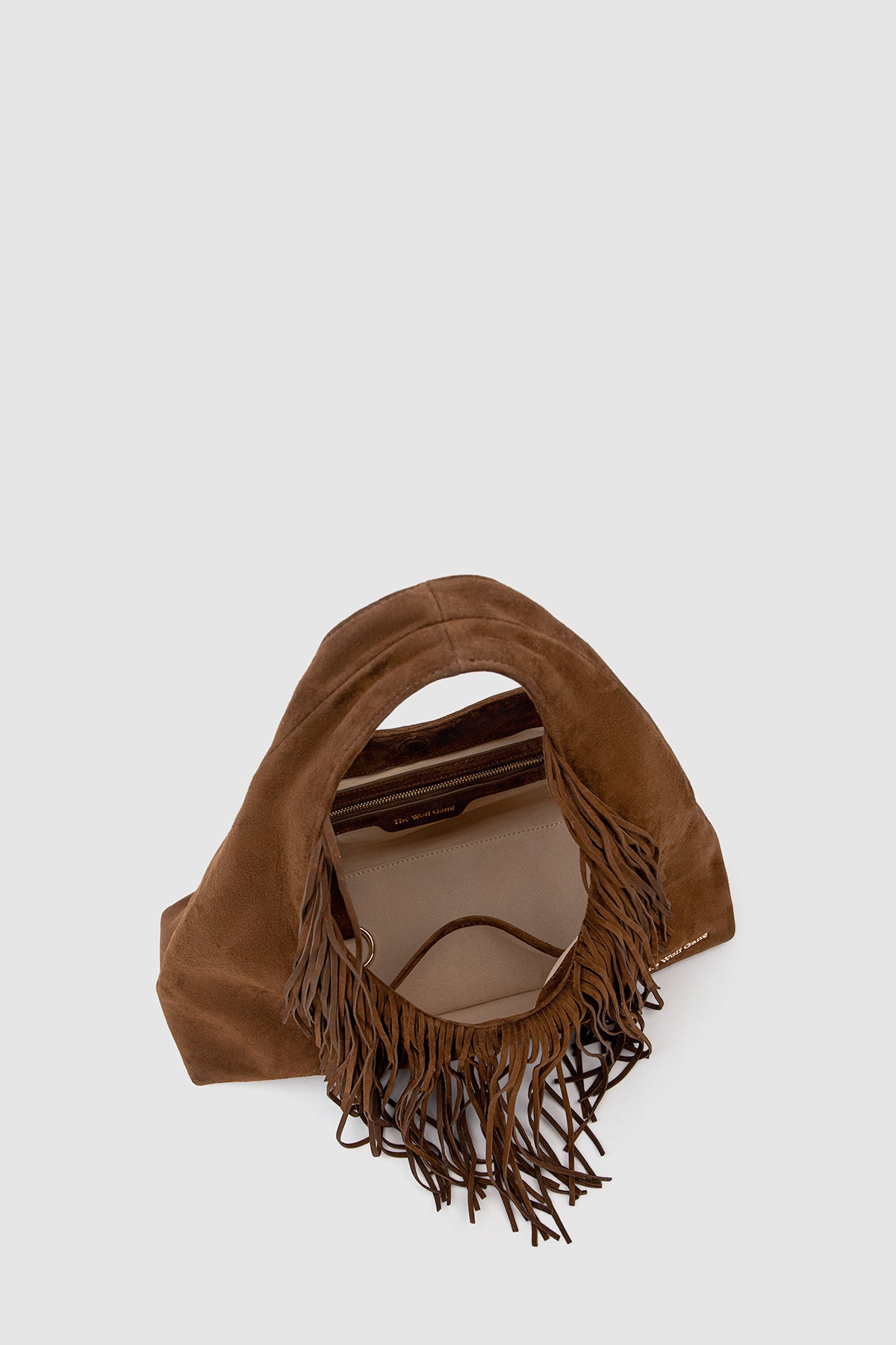 Novia Fringe Handbag - Chocolate