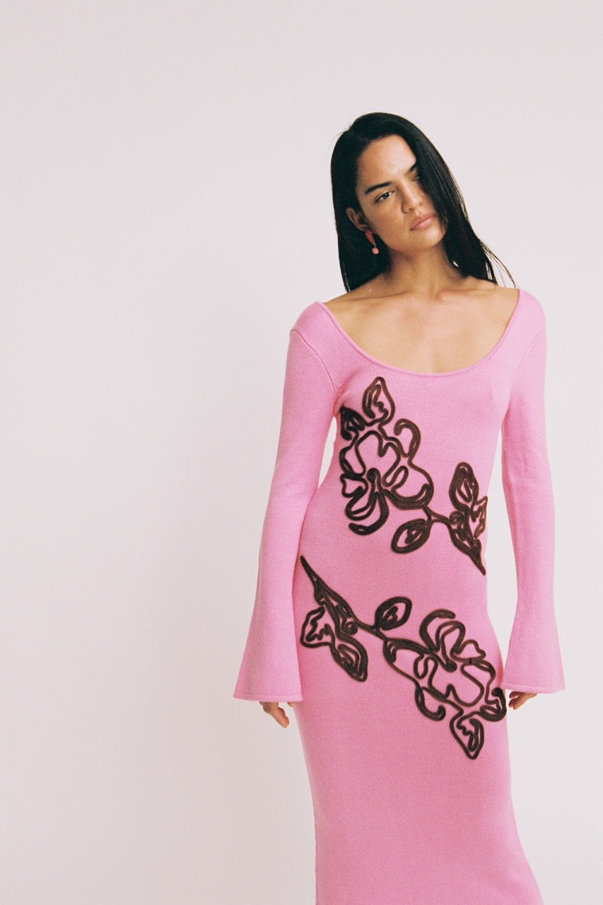 Keiko Maxi Dress - Candy – The Wolf Gang