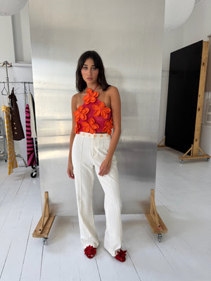 Sophia wears the La Monada Knit Top in s