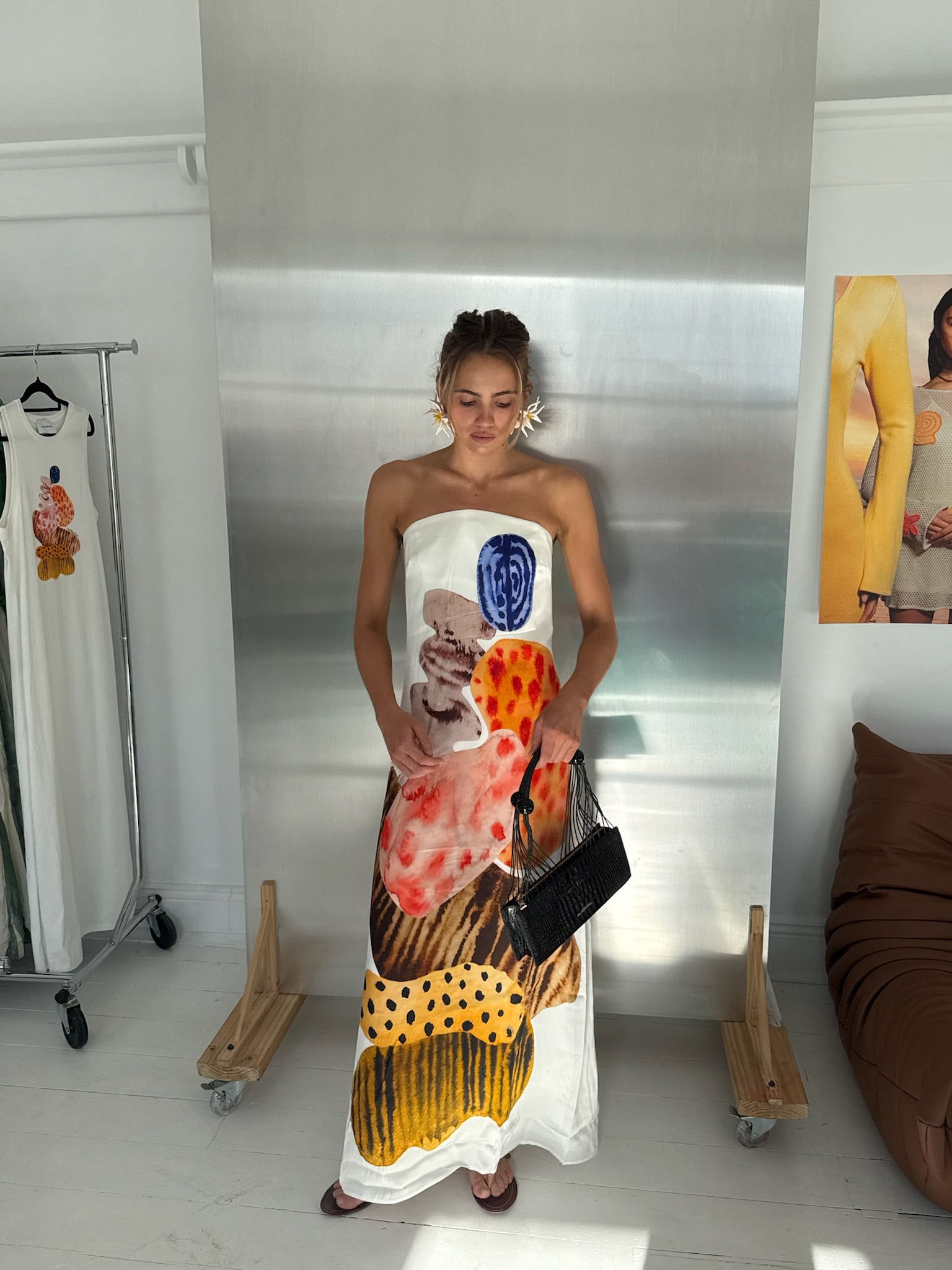 Sophie wears the Kora Maxi Dress in S