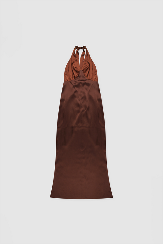 Oahu Slip Dress - Chocolate