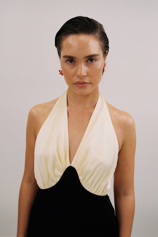 Oahu Slip Dress - Noir