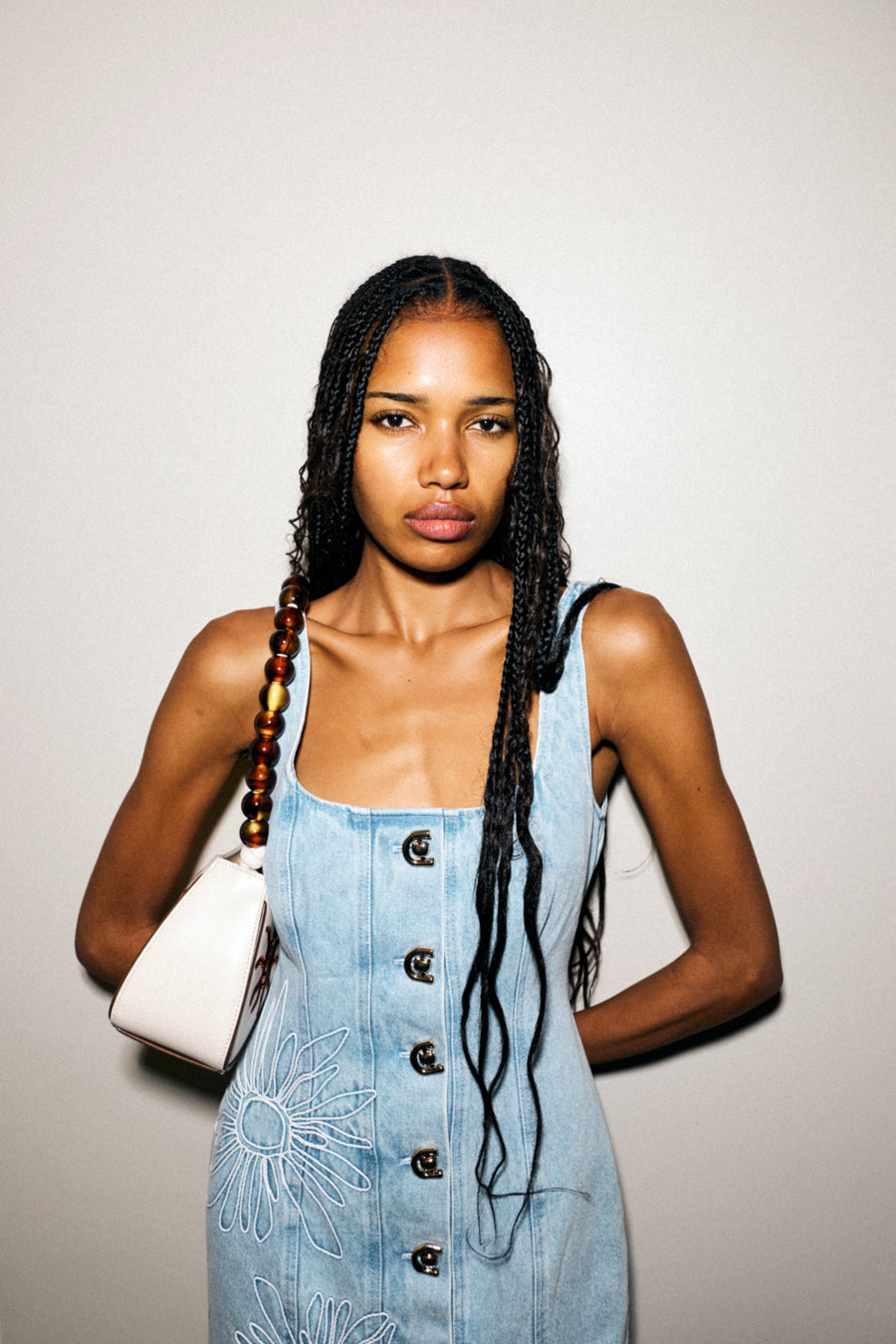 The Wolf Gang Amana Denim Maxi Dress