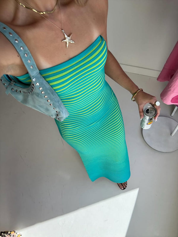 Tayla wears the Sunmor Knit Dress in S