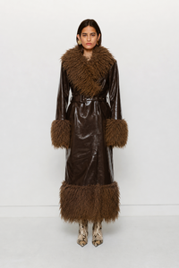 Abrigo Coat - Chocolate