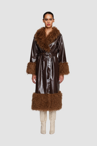 Abrigo Coat - Chocolate