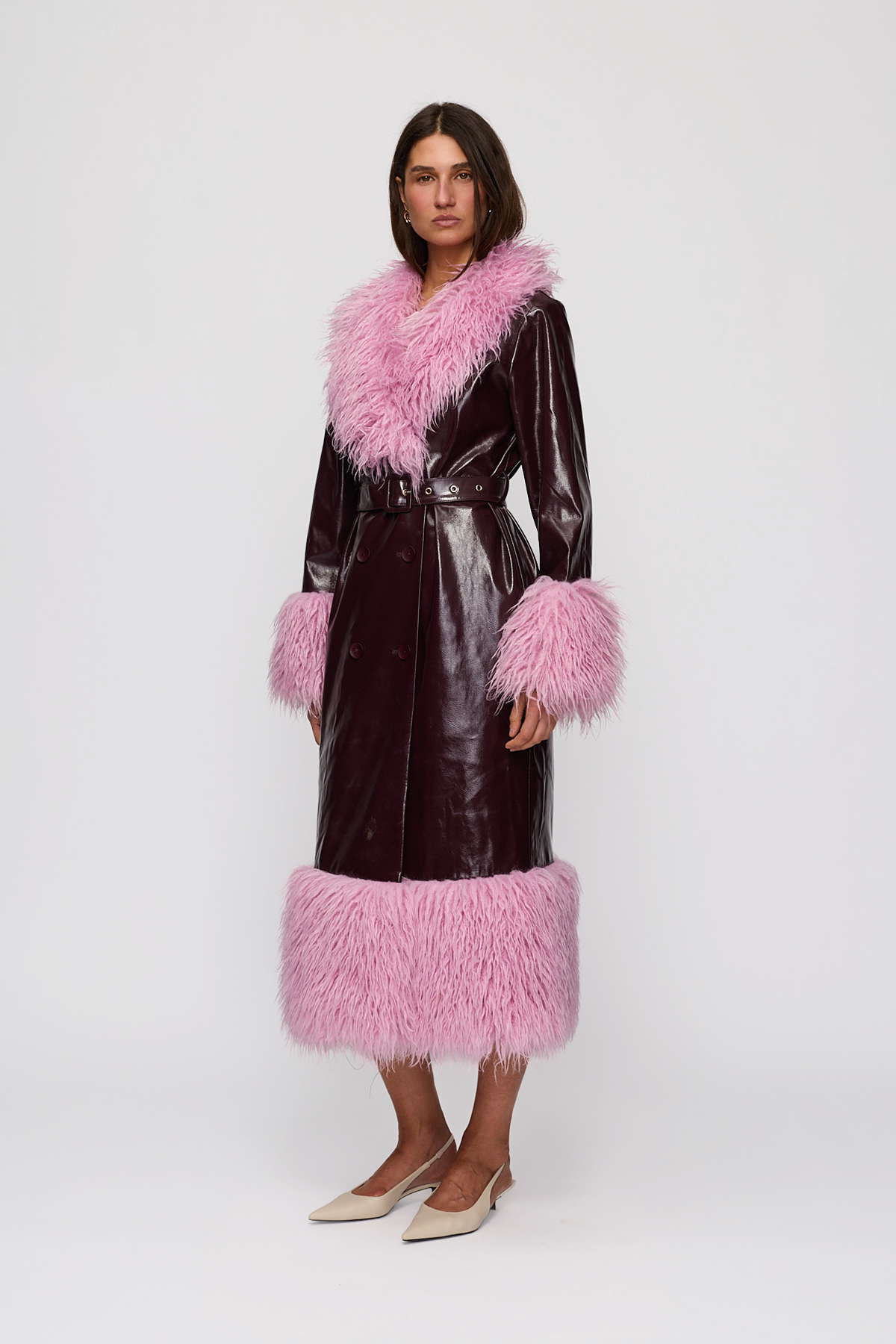 Abrigo Coat - Plum