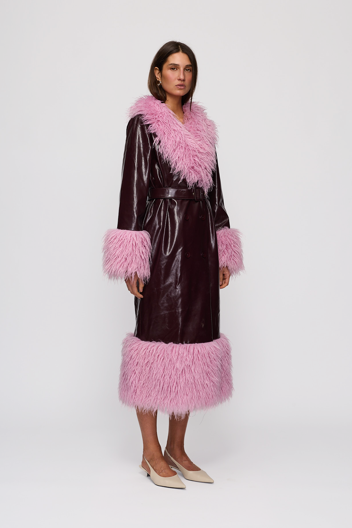 Abrigo Coat - Plum