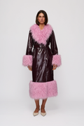 Abrigo Coat - Plum
