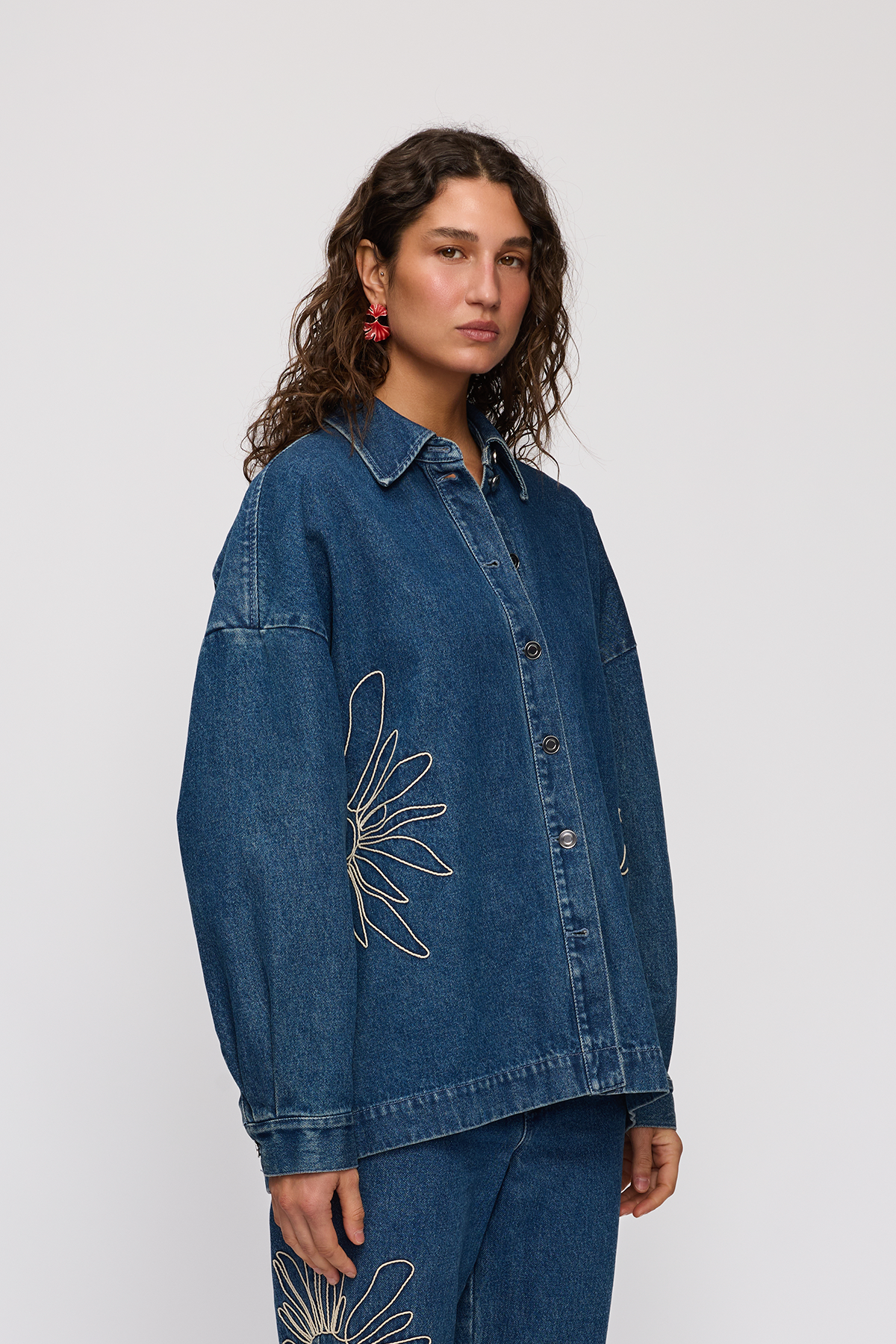 Amana Denim Shirt - Bluestone