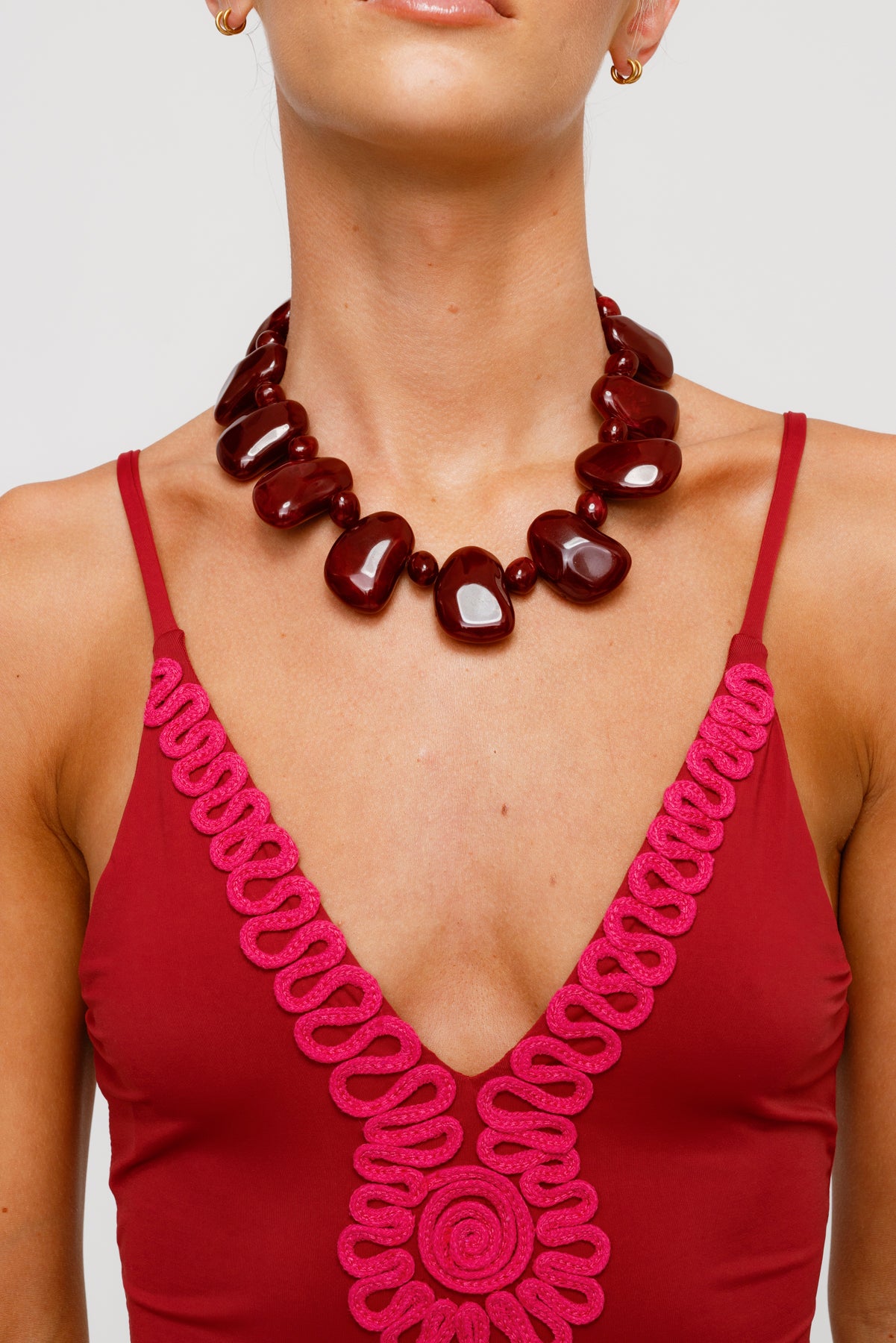 Casilda Necklace - Chocolate