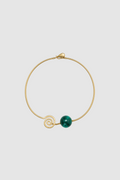 The Wolf Gang Veda Necklace in Emerald