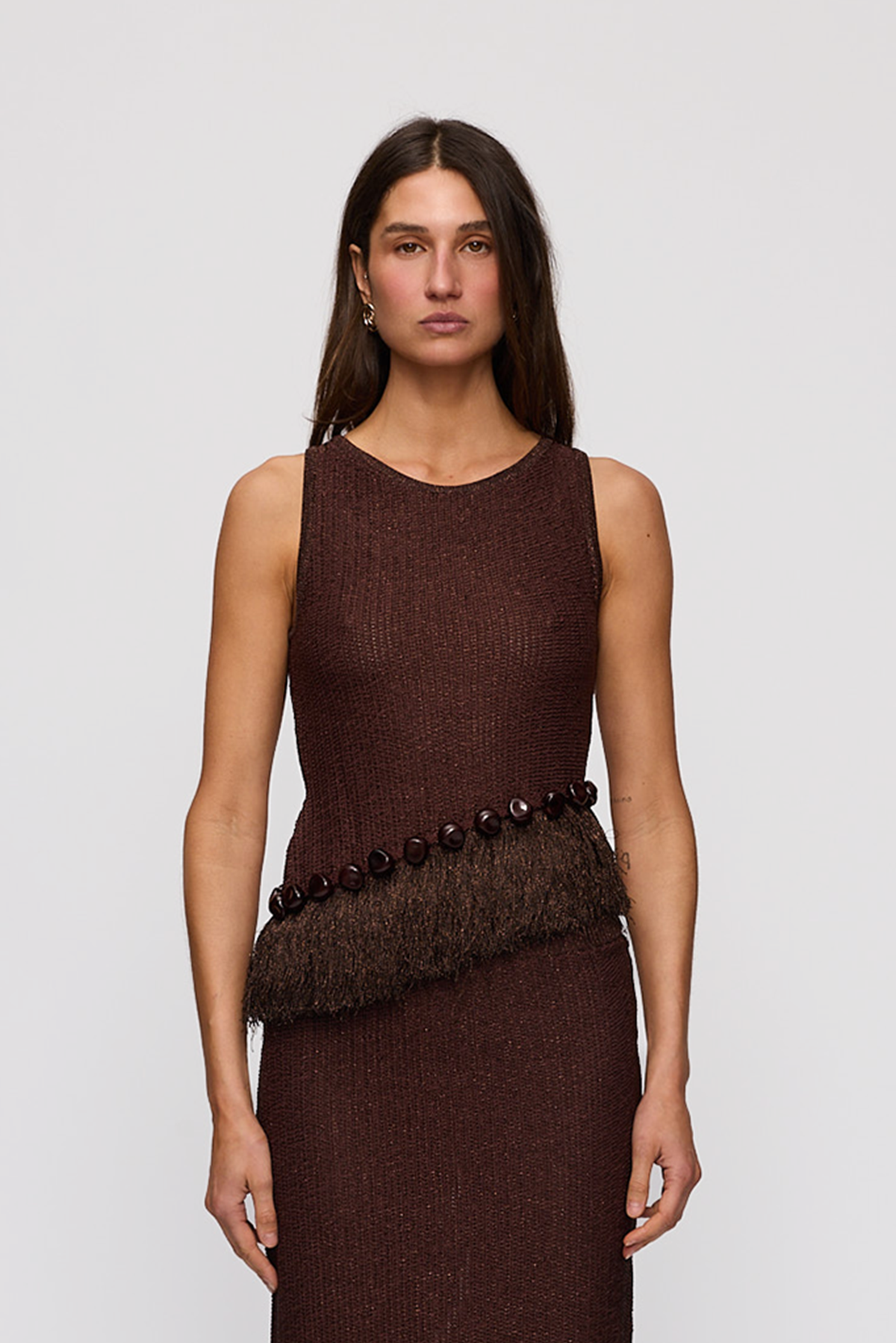 Casilda Tank - Chocolate