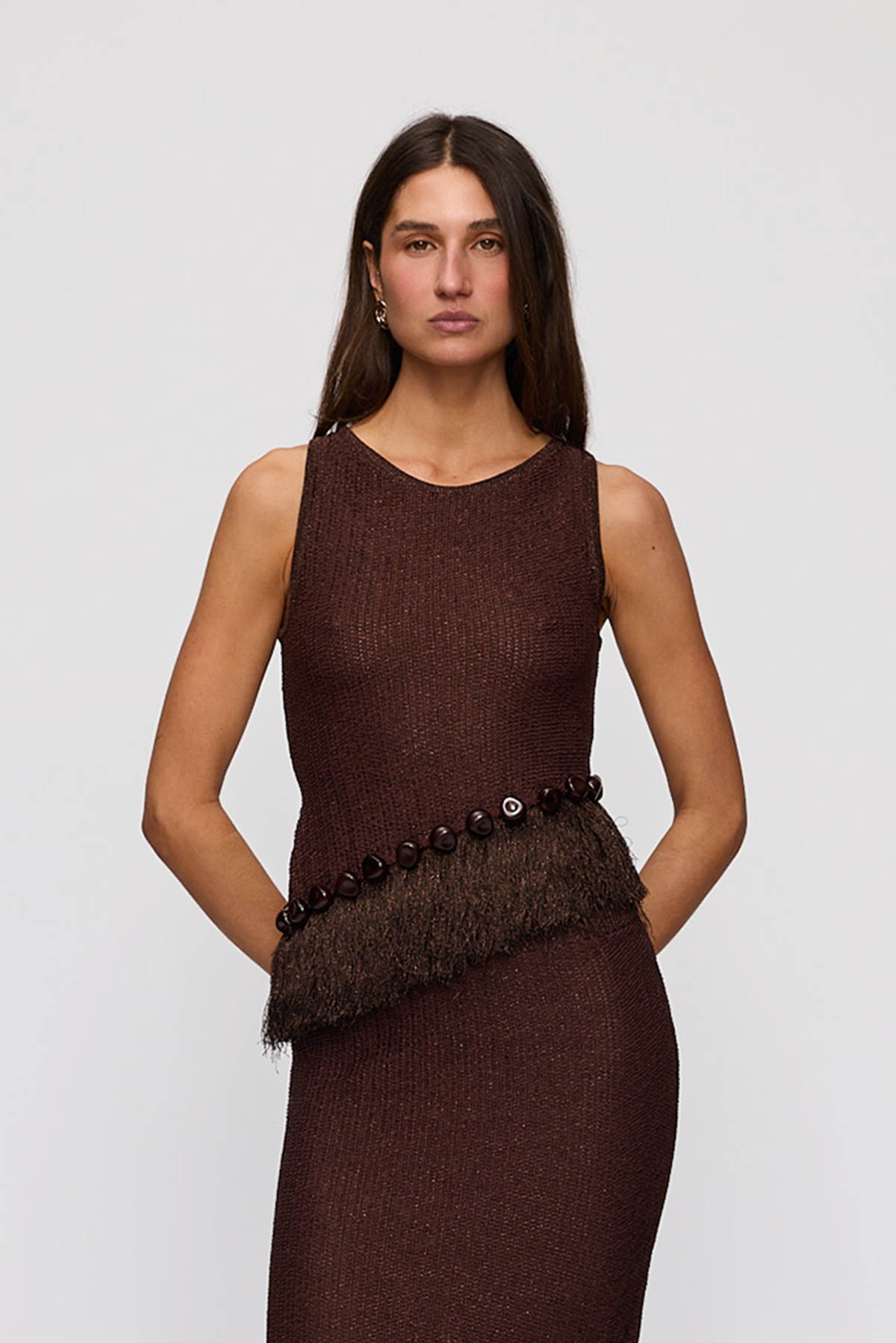 Casilda Tank - Chocolate